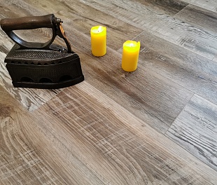 Кварцвиниловая плитка Stone Floor, Two «Дуб Лофт коричневый»