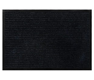 Придверный коврик «Трин черный 50х80см»